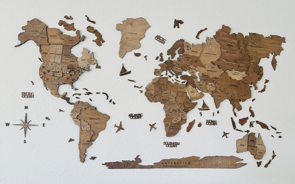 世界地図のイメージ